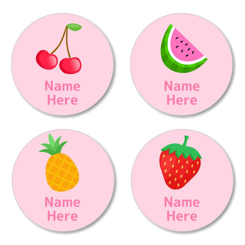 Tropical Fruit Round Label (Pack of 30)