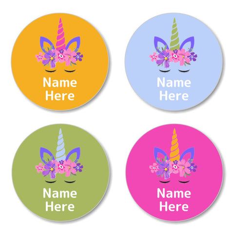 Unicorn Horn Round Label (Pack of 30)
