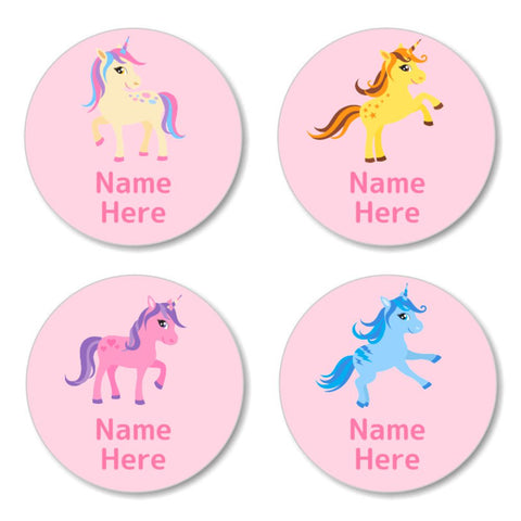 Unicorn Round Label (Pack of 30)