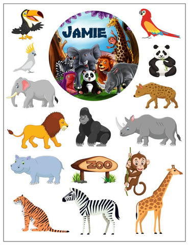 Visits the Zoo Sticker Pack