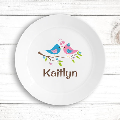 Two Birds Kids Plate