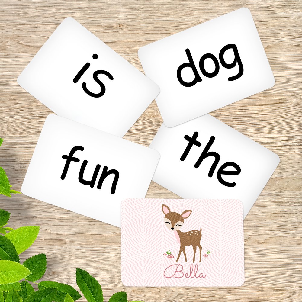 Cute Deer Memory Game Sight Words