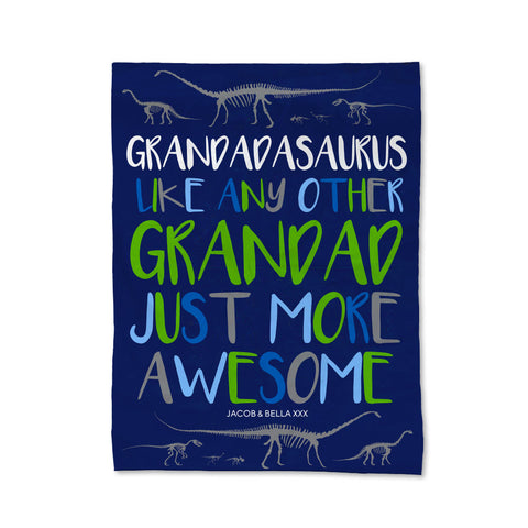 Grandadasaurus Blanket - Large