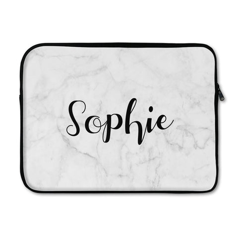 Marble Laptop Sleeve - Small
