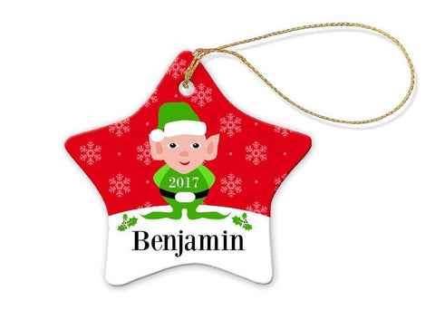 Green Elf Star Decoration