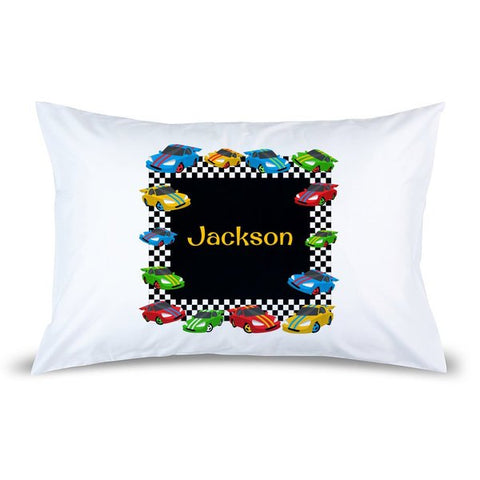 Race Car Pillow case