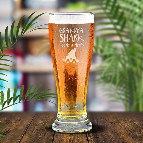 Shark Premium 425ml Beer Glass